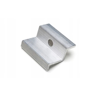 Klema skrajna Z30 (końcowa) srebrna na ramę 30mm