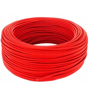 Kabel solarny 4mm² CZERWONY - SOLARFLEX-X H1Z2Z2-K  (paczka 100m )