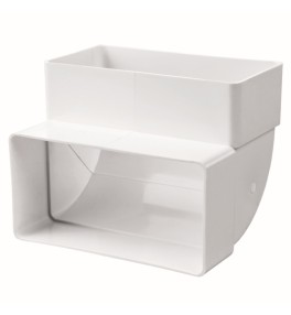 Kolano pionowe 90°/204x60 mm