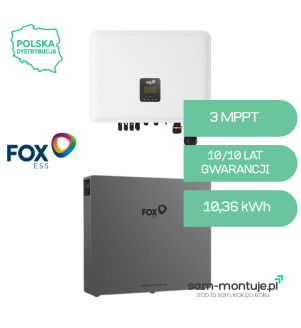 FoxESS ZESTAW P3-10.0-SH + EP11 | Inwerter hybrydowy 10,0 kW z modułem bateryjnym