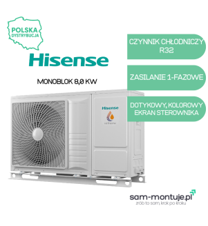 Pompa Ciepła HISENSE Hi-Therma Monoblok 8 kW