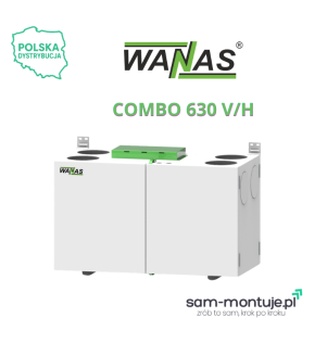 WANAS Rekuperator COMBO 630 V/H