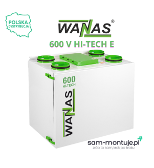 WANAS Rekuperator 600 V HI-TECH