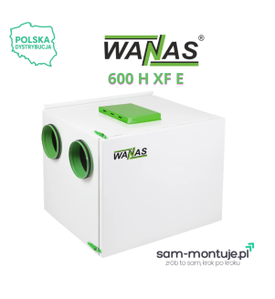 WANAS Rekuperator 600 H XF E