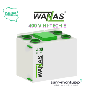 WANAS Rekuperator 400 V HI-TECH