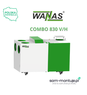WANAS Rekuperator COMBO 830 V/H