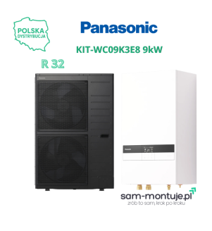 Pompa ciepła Panasonic AQUAREA KIT-WC09K3E8 9kW SPLIT