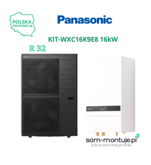 Pompa ciepła Panasonic AQUAREA KIT-WXC16K9E8 16kW SPLIT T-CAP