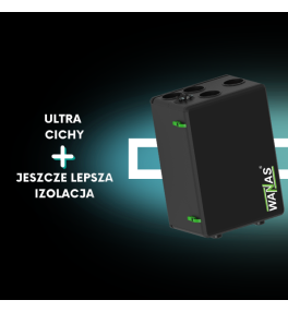 WANAS BLACK Rekuperator 300 V – Zaawansowane funkcje sterowania i komfort użytkowania