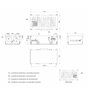 WANAS Rekuperator AIRCLASS 600