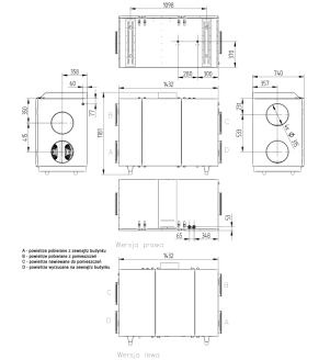WANAS Rekuperator COMBO 1330 H