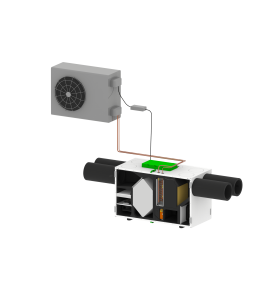 WANAS Rekuperator COMBO 630 V/H
