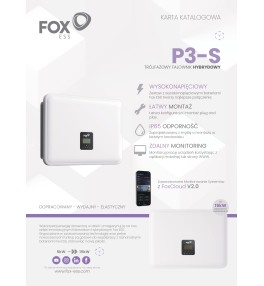 FoxESS P3-10.0-SH – falownik hybrydowy 10 kW trójfazowy