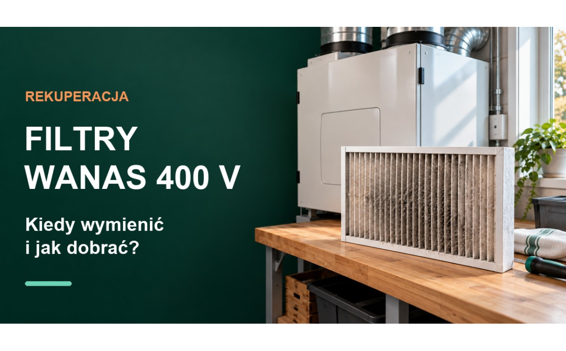 Filtry WANAS 400 V: kiedy wymienić i jak dobrać? Filtry WANAS 400 V: kiedy wymienić i jak dobrać?